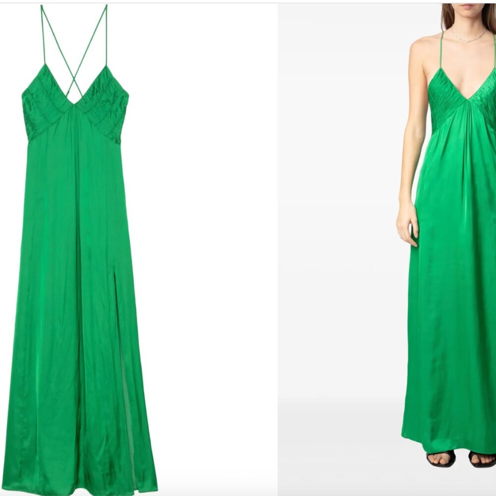 Size XS Zadig & Voltaire Green Maxi Dress